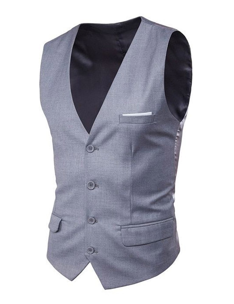 Light Grey Vests | Custom Vests | August Tailor Ho Chi Minh