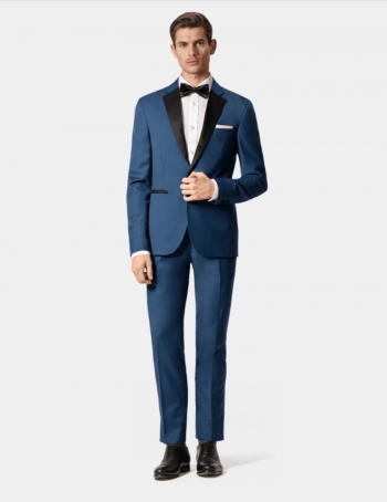 Tuxedo suits Blue with lapel