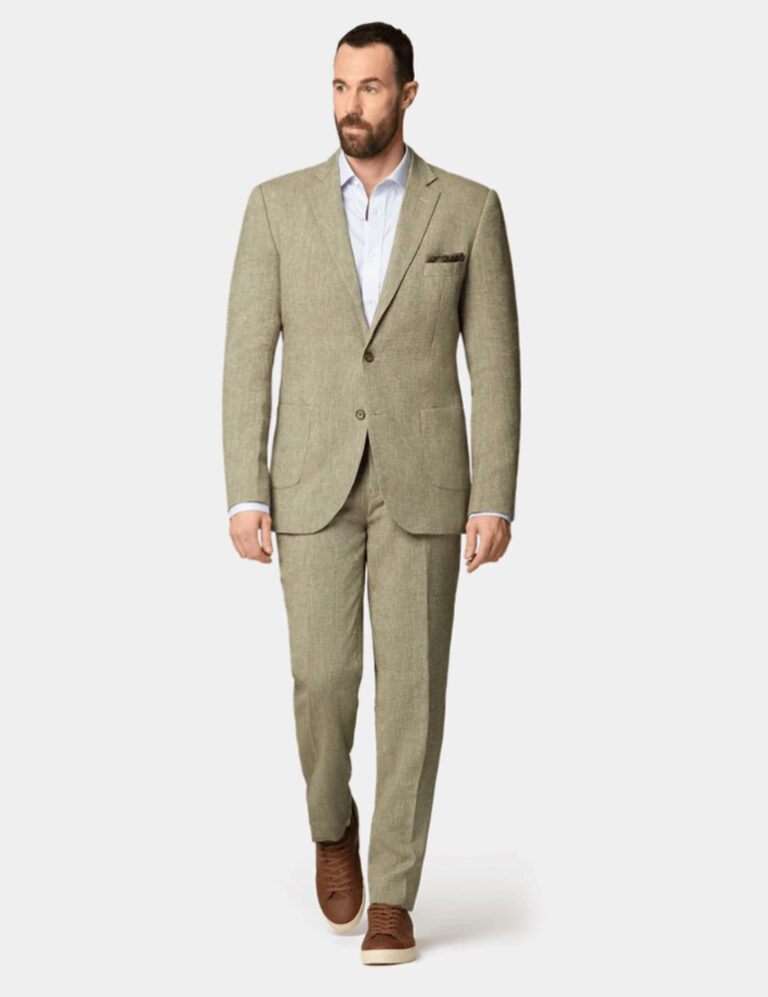 linen 2 pieces suit