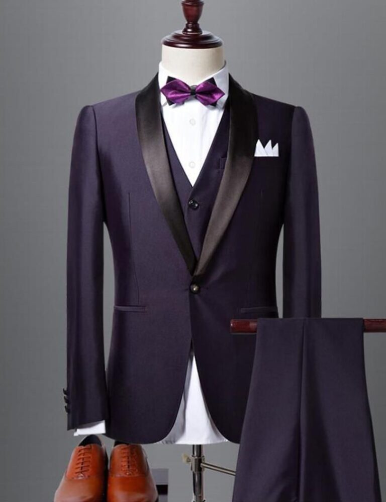 tuxedos suit purple